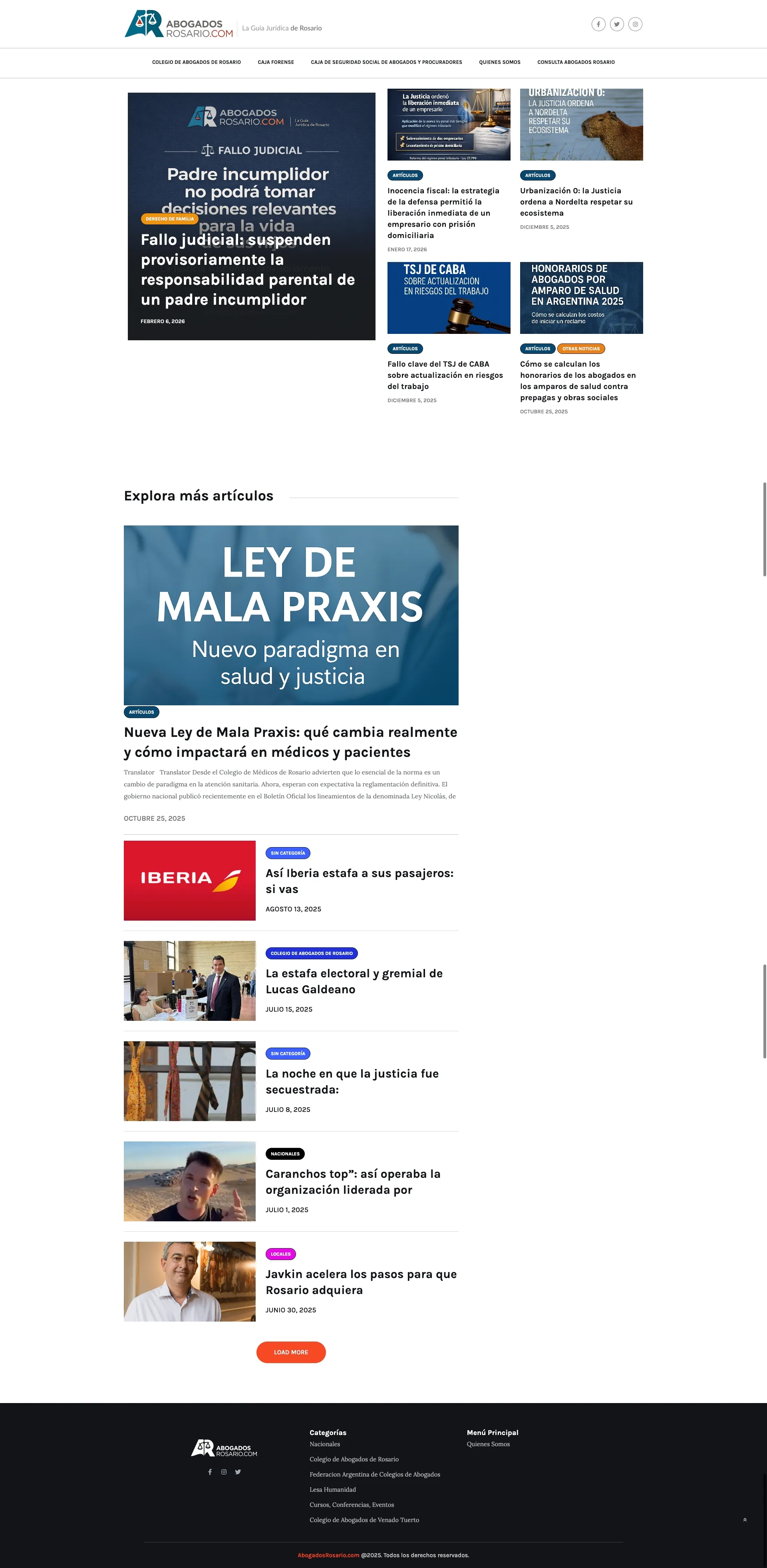 Preview de Abogados Rosario